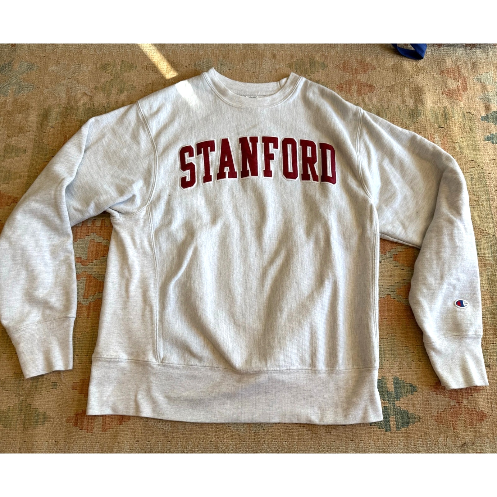 Vintage Stanford Champion Sweatshirt Reverse Weave Men's Med University A+